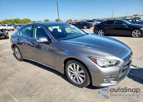 2014 Infiniti Q50 Base from USA, damaged, VIN JN1BV7AP7EM670579